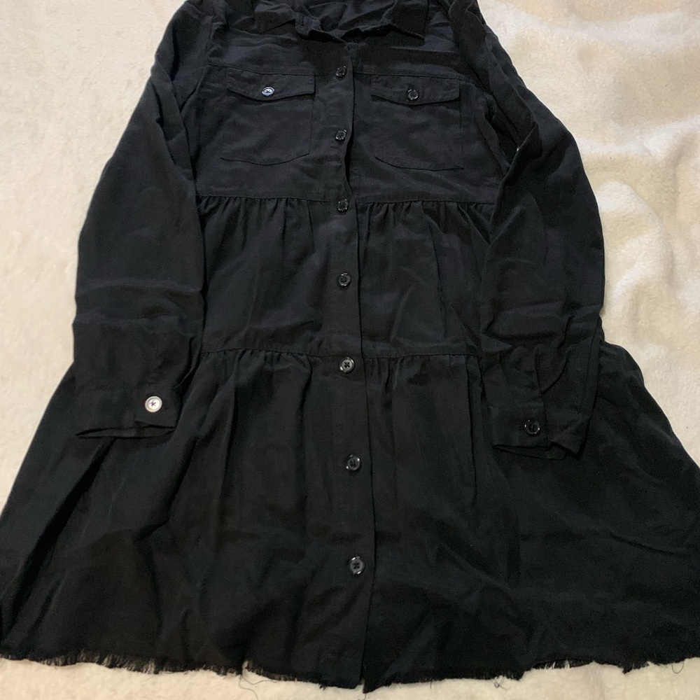 Women's Black Button-Up Jacket